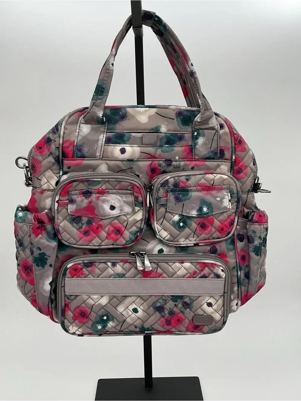 NWOT lug Mini Puddle Jumper Quilted Floral Tote Bag